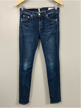 Rag & Bone Colour Wonderland Dark Blue Women's Skinny Jeans Size 29